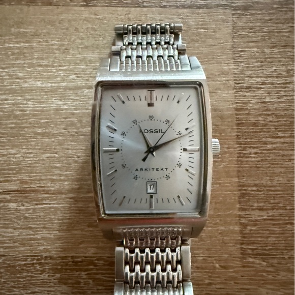 Fossil Silver Rectangular Watch - Picture 1 of 2